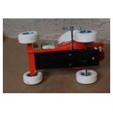 Collection of 6 Vintage Toy Vehicles - Cars, Truck, Plane, Boat, Snowmobile