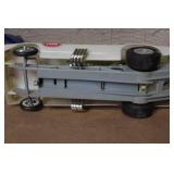 Collection of 6 Vintage Toy Vehicles - Cars, Truck, Plane, Boat, Snowmobile