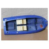Collection of 6 Vintage Toy Vehicles - Cars, Truck, Plane, Boat, Snowmobile