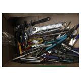 Large Lot of Mixed Adjustable Wrenches and Pliers