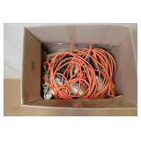 Lot of 6 Vintage Trouble Lights and Extension Cords Assortment