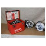 Lot of 3 Circular Saws - Milwaukee with Case and 2 Craftsman Saws