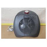 Lot of 3 Fans Including Holmes 10 Inch Box Fan, Honeywell Box Fan, and Sunbeam Heater Fan