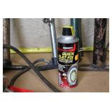 Lot of 5 Vintage and Modern Tire Pumps with Quick Flat Fix Can