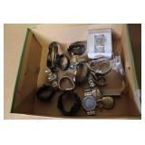 Collection of 14 Mixed Wristwatches and Pocket Watches Assorted Brands