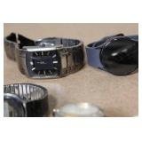 Collection of 14 Mixed Wristwatches and Pocket Watches Assorted Brands