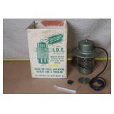 Vintage I.D.T. Electric Insect Disaster Trap by Hall Industries with Original Box