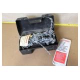 Snap-Lock Tire Cable Chains with Carry Case