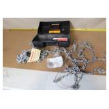 Snap-Lock Tire Cable Chains with Carry Case