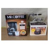Coffee Maker Collection with Mirro-Matic 22-Cup Percolator and Mr. Coffee Drip Brewer Lot