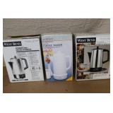 Set of 2 West Bend 10 Cup Automatic Percolator Coffee Makers