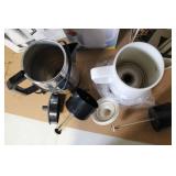 Set of 2 West Bend 10 Cup Automatic Percolator Coffee Makers
