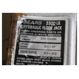 Sears 3500 lb Hydraulic Floor Jack with Handle