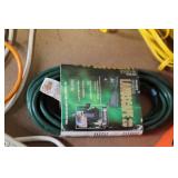 Large Assortment of Extension Cords, Reel Reels, Power Strips and Landscape Cable