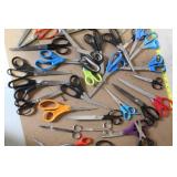 Lot of Assorted Scissors and Shears - Mixed Sizes and Styles