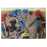 Lot of Assorted Scissors and Shears - Mixed Sizes and Styles