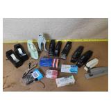 Lot of Office Supplies Including Staplers, Tape Dispensers, Clips and Staples