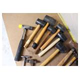 Collection of 22 Assorted Hammers and Mallets