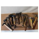 Collection of 19 Assorted Hammers and Mallets