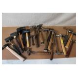 Collection of 19 Assorted Hammers and Mallets