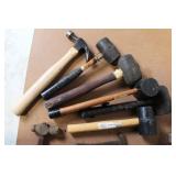 Collection of 19 Assorted Hammers and Mallets