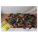Large Assortment of Mixed Screwdrivers and New 7-Piece Set