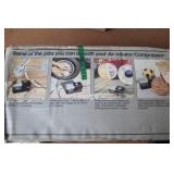 Sears Air Inflator/Compressor with 3 Pneumatic Impact and Ratchet Tools
