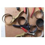 Collection of 10 Assorted Oil Filter Wrenches