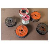 Collection of Mechanics Wire Spools Assorted Brands and Gauges