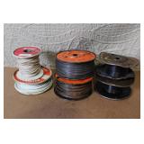 Collection of Mechanics Wire Spools Assorted Brands and Gauges