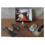 Collection of Hand Tools for Masonry and Drywall Work