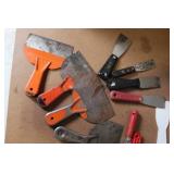 Collection of Hand Tools for Masonry and Drywall Work