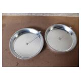 Kitchenware Lot with Cutting Board, 14 in Enterprise Skillet, and 12 in Revere Pan with Lid