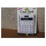 Collection of 13 Assorted Calculators Including Texas Instruments, Casio, and Sharp