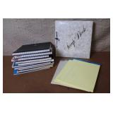 Scrapbook with Set of Spiral Notebooks and Writing Pads