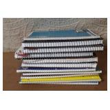 Scrapbook with Set of Spiral Notebooks and Writing Pads