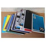 Scrapbook with Set of Spiral Notebooks and Writing Pads