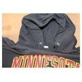 Champion Minnesota 2XL Black Hoodie Sweatshirt