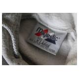 Majestic San Francisco 49ers XL Gray Hoodie Sweatshirt