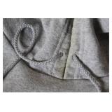 Majestic San Francisco 49ers XL Gray Hoodie Sweatshirt