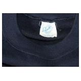 Set of 2 X-Large Navy Blue Raglan Crew Sweatshirts Tultex and Parall