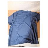 Haband Blue Short Sleeve Shirt Size Large