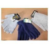 Set of 3 Pairs Thermal Insulated Work Gloves, Assorted Styles and Sizes