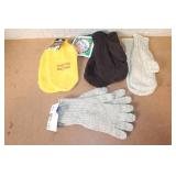 Lot of 4 Pairs Cold Weather Mittens and Gloves Assorted Styles