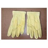 Set of 3 Pairs Leather Work Gloves Assorted Styles