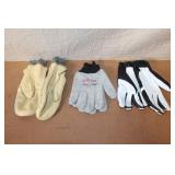 Set of 3 Pairs Protective Work Gloves - Gopher, White Eagle, and Handi Andy