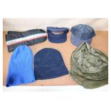 Outdoor Hat and Glove Set with Mesh Cap, Knit Beanies, Fishing Cap, Mittens, and Bug Net