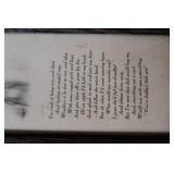Set of 2 Framed Artworks: Jesus Portrait by Peter Keilanchi and Vintage Poem Print