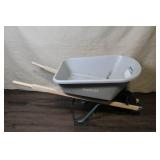 Anvil Poly Wheelbarrow with 5 cu ft Tray and Hardwood Handles