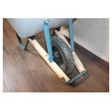 Anvil Poly Wheelbarrow with 5 cu ft Tray and Hardwood Handles